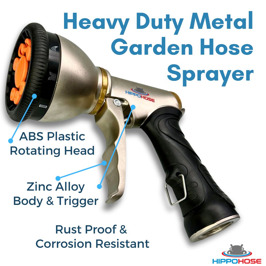 NO LEAK - RUST PROOF - Sprayer Nozzle for Outdoor Garden Hose
