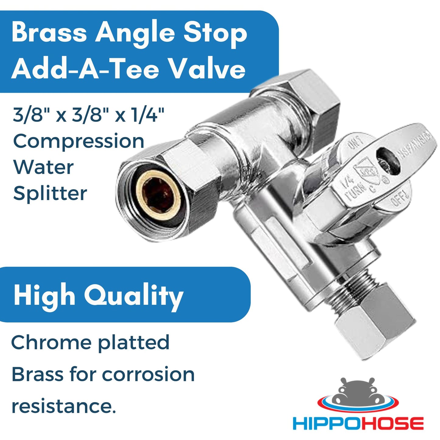 T-Stop Valve Compression Threaded