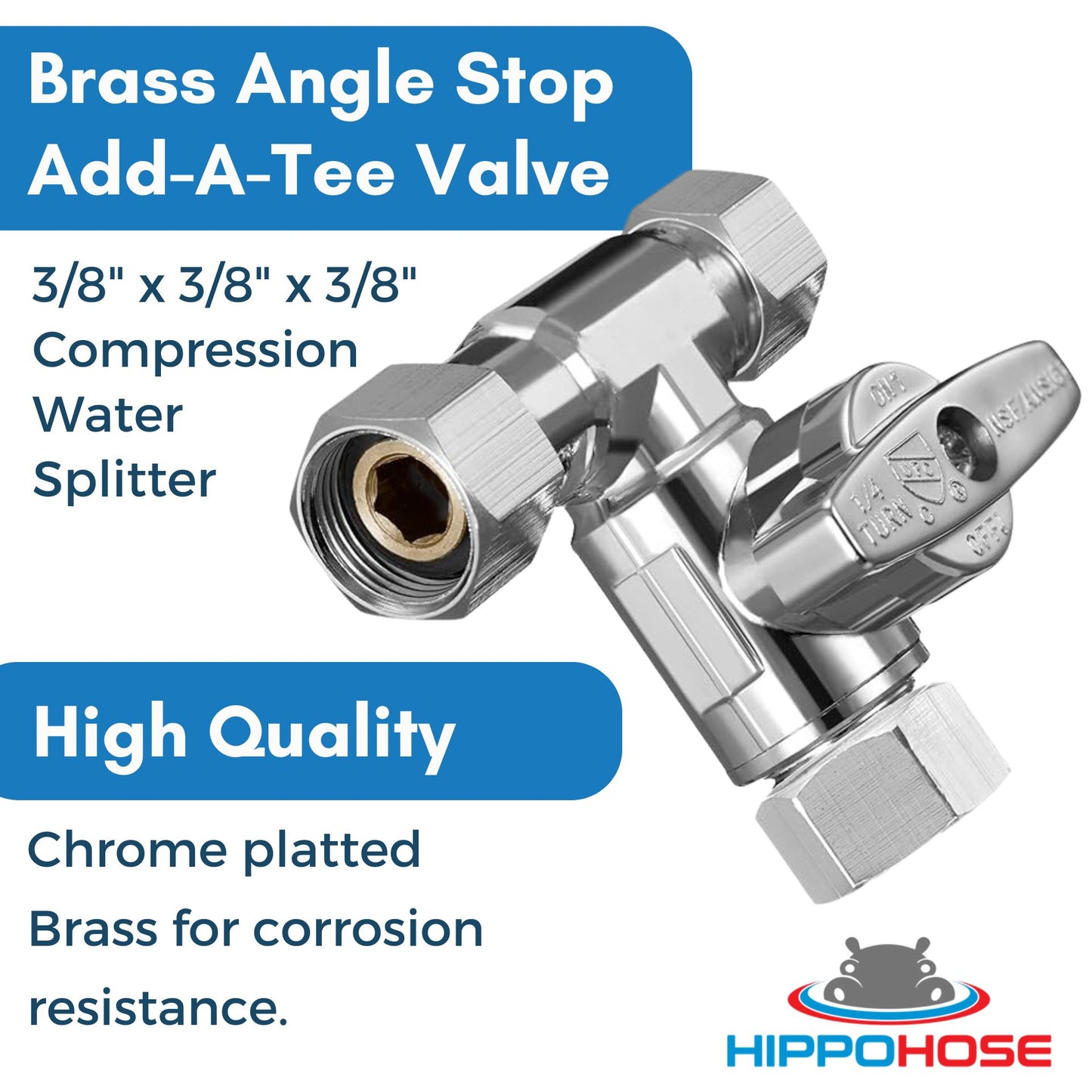 T-Stop Valve Compression Threaded