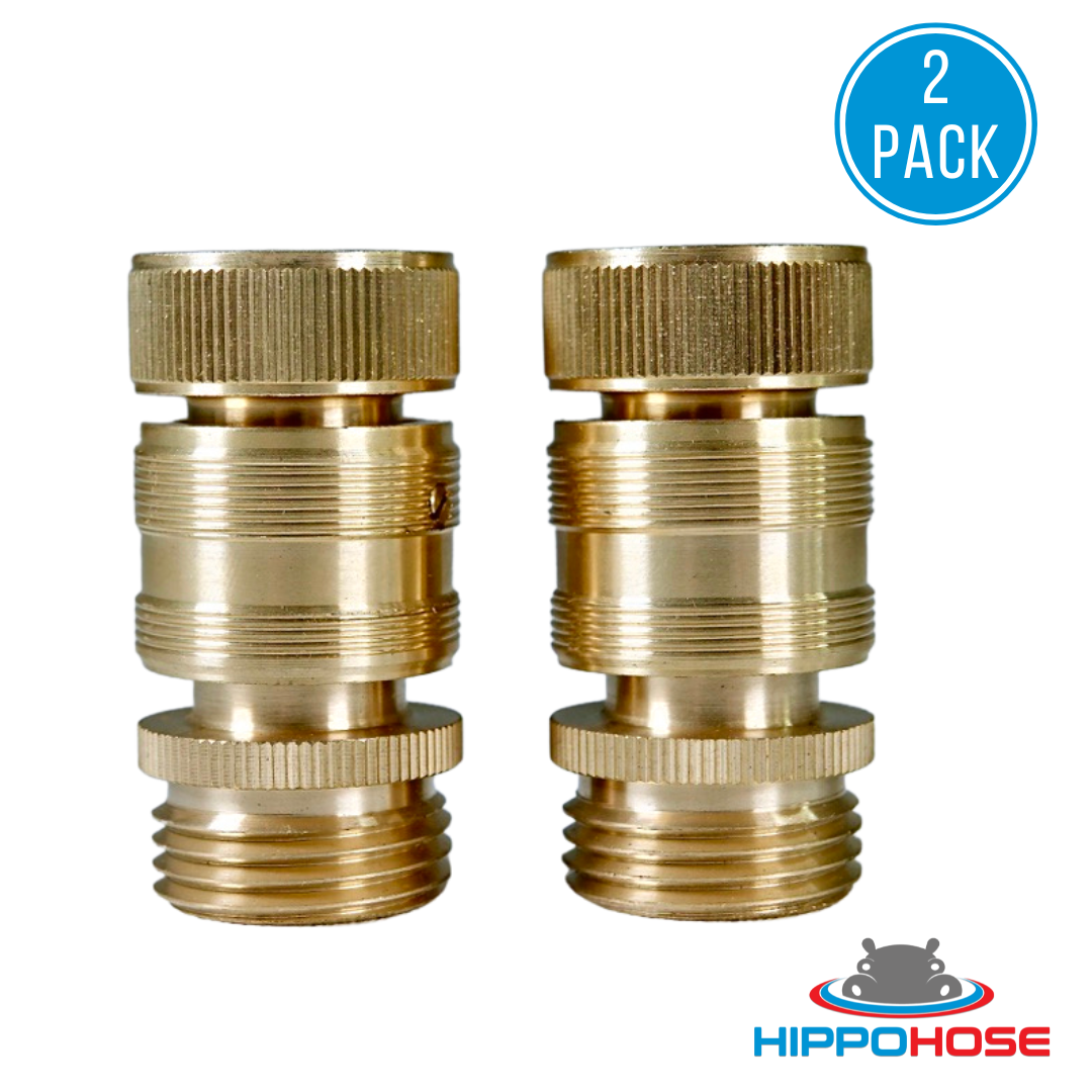 Quick Connector Garden Hose Spigot (2 Pack)