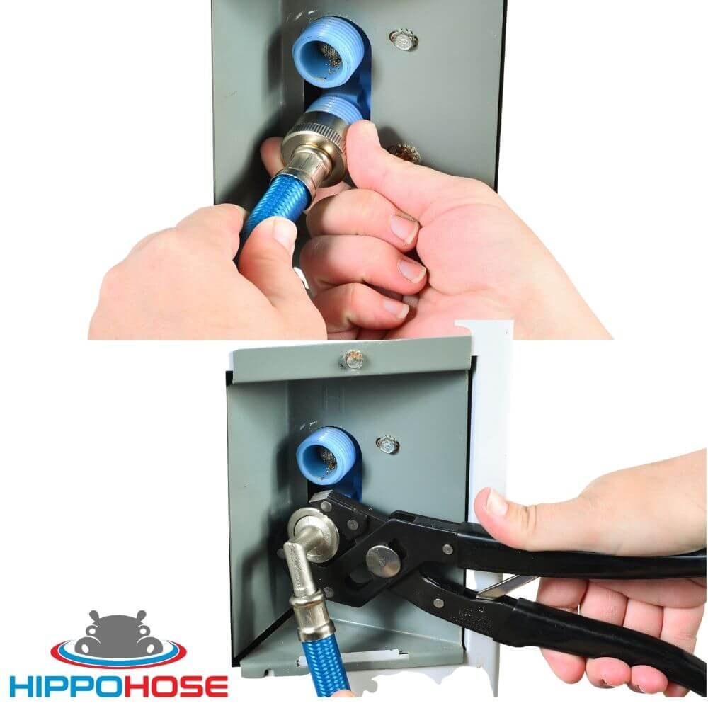 Steam Dryer Hose Installation Kit - 3-Layer - PVC Coated Stainless Steel