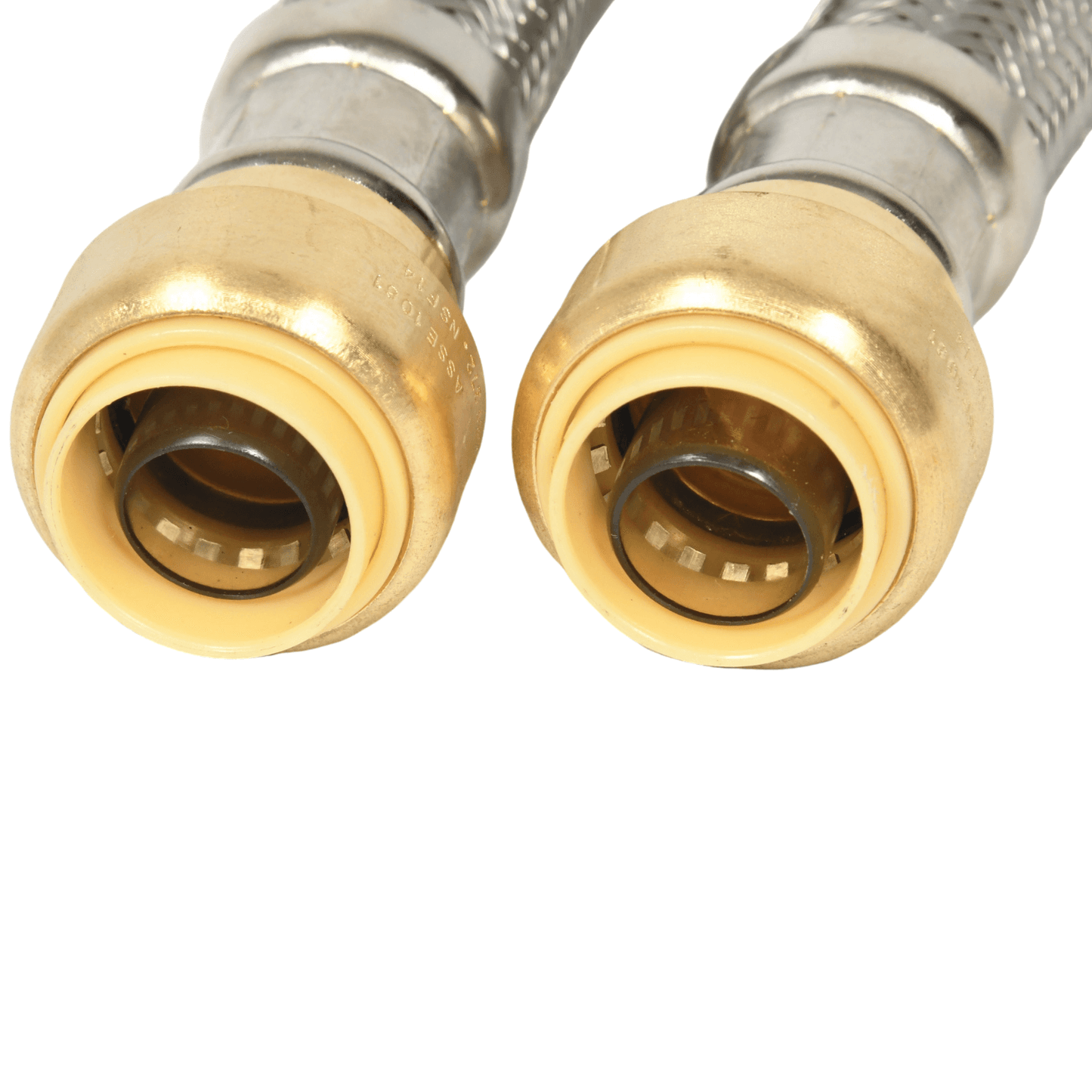 Hot Water Heater Connector Hose (2 Pack) - 2 FT - Stainless Steel